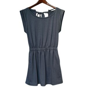 Easel Women's Dress‎ Charcoal Gray Tie Dress | Women’s Size Small